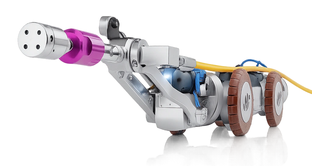 Robotické tryskání potrubí & kanalizací | ProCleanix